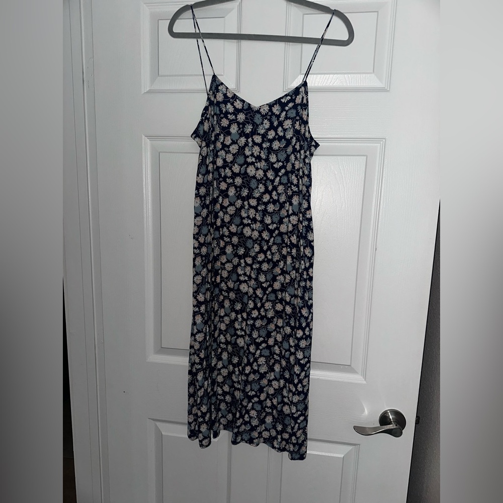 Madewell Blue Floral Dress